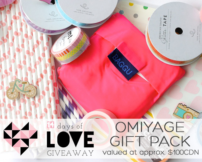 Omiyage Gift Pack Giveaway with 14 days of love | Squirrelly Minds