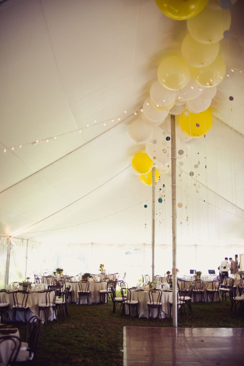  ideas so far on how to decorate the tent for our wedding reception