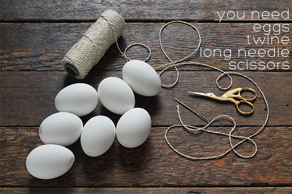 Easter Egg Garland DIY by Squirrelly Minds