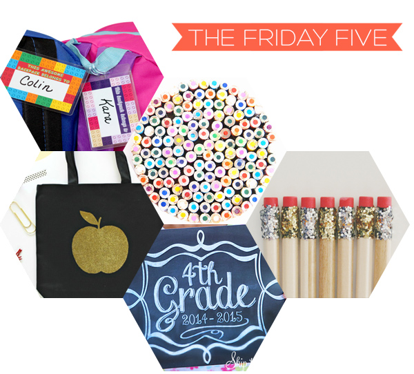 The Friday Five - Back to School | Squirrelly Minds