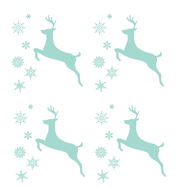 Party Hop! The Season to Sparkle - Reindeer Napkin Free Printable  | Squirrelly Minds