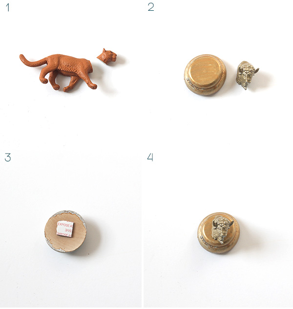 DIY Mini Animal Head Mounts | Squirrelly Minds