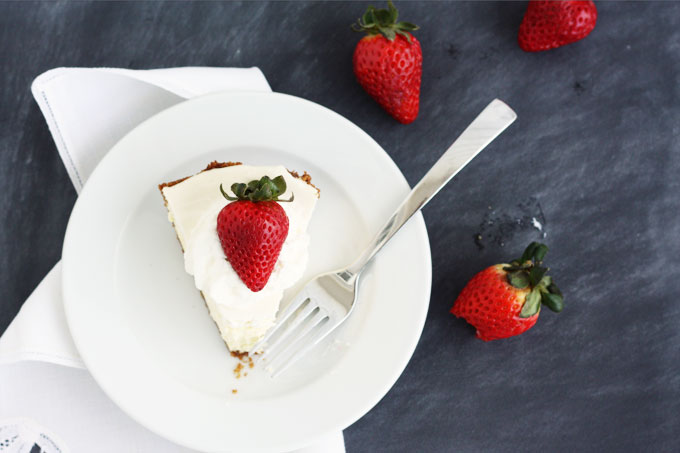 Easy 3-Layer Cheesecake by Lulu the Baker on Squirrelly Minds